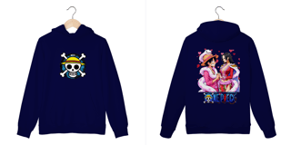 Nome do produto MOLETOM NOVA SKIN PRIME CANGURU - ONE PIECE LOVE