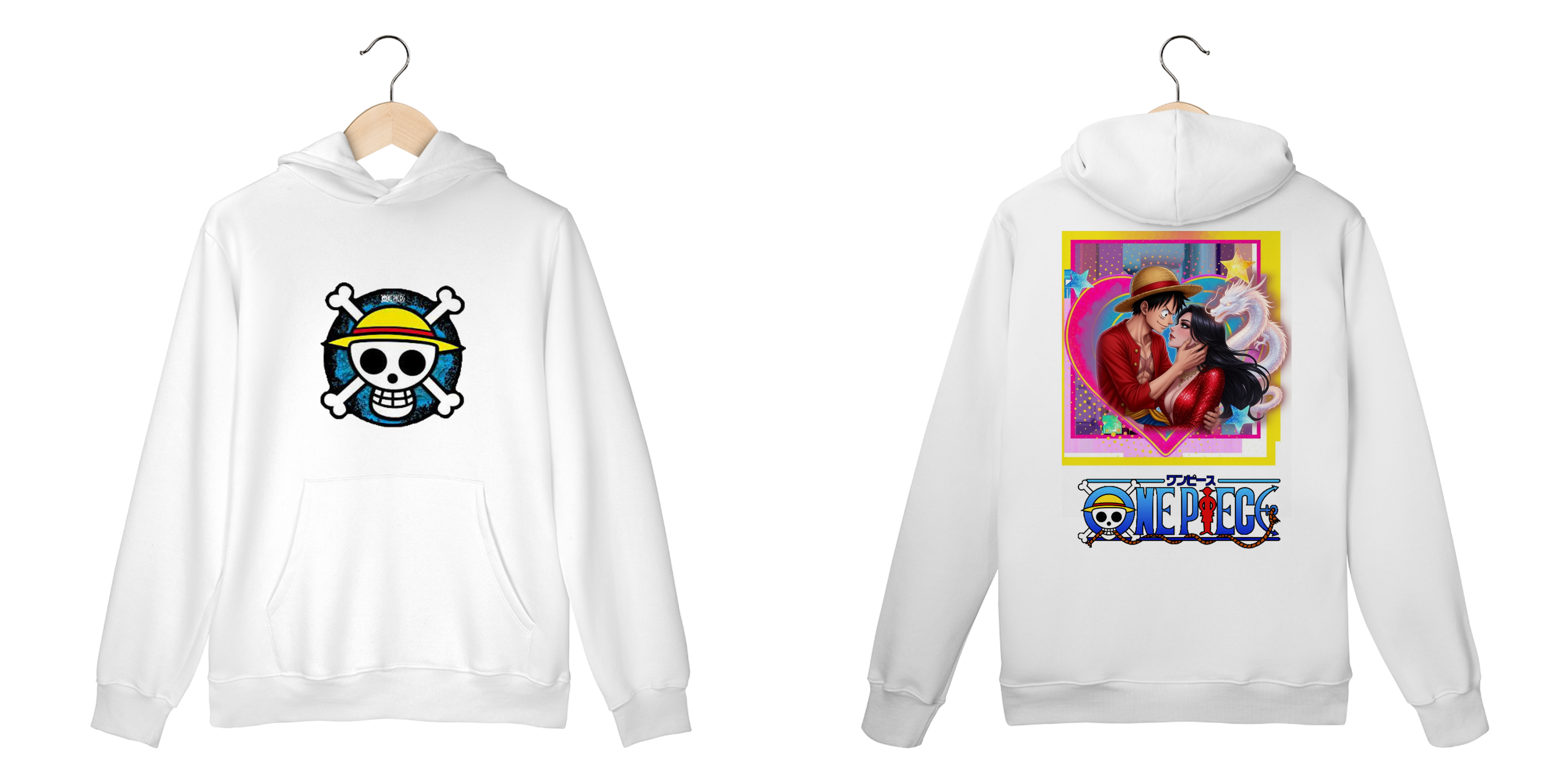 MOLETOM PRIME CANGURU NOVA SKIN ONE PIECE LOVE