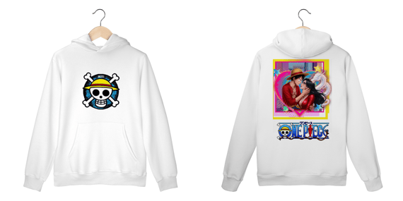 MOLETOM PRIME CANGURU NOVA SKIN ONE PIECE LOVE