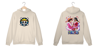 Nome do produto MOLETOM NOVA SKIN PRIME CANGURU - ONE PIECE LOVE