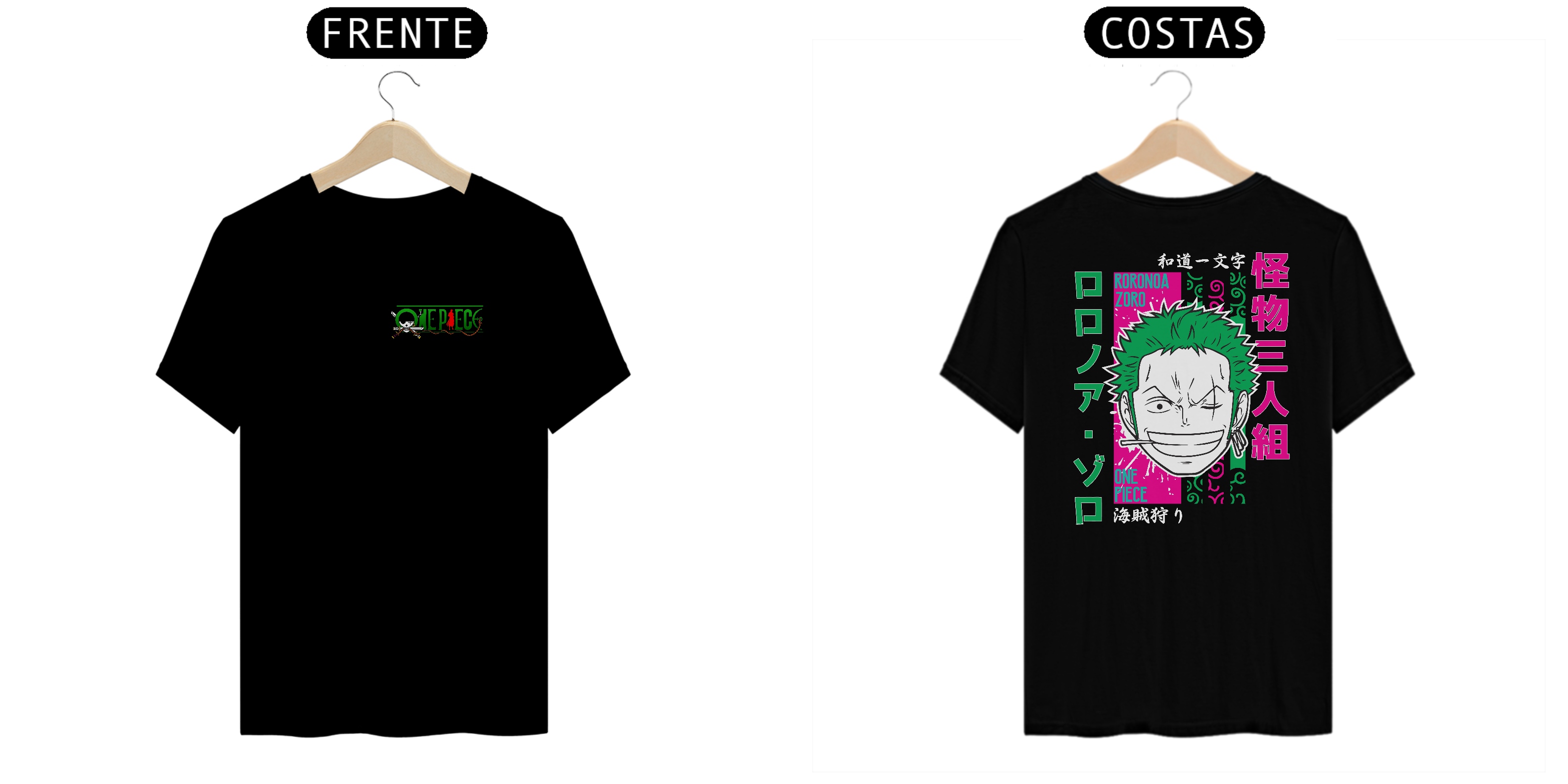 CAMISETA ONE PIECE zoro