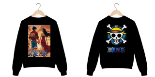 Nome do produto MOLETOM PRIME NOVA SKIN - ONE PIECE LOVE