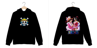 Nome do produto MOLETOM NOVA SKIN PRIME CANGURU - ONE PIECE LOVE