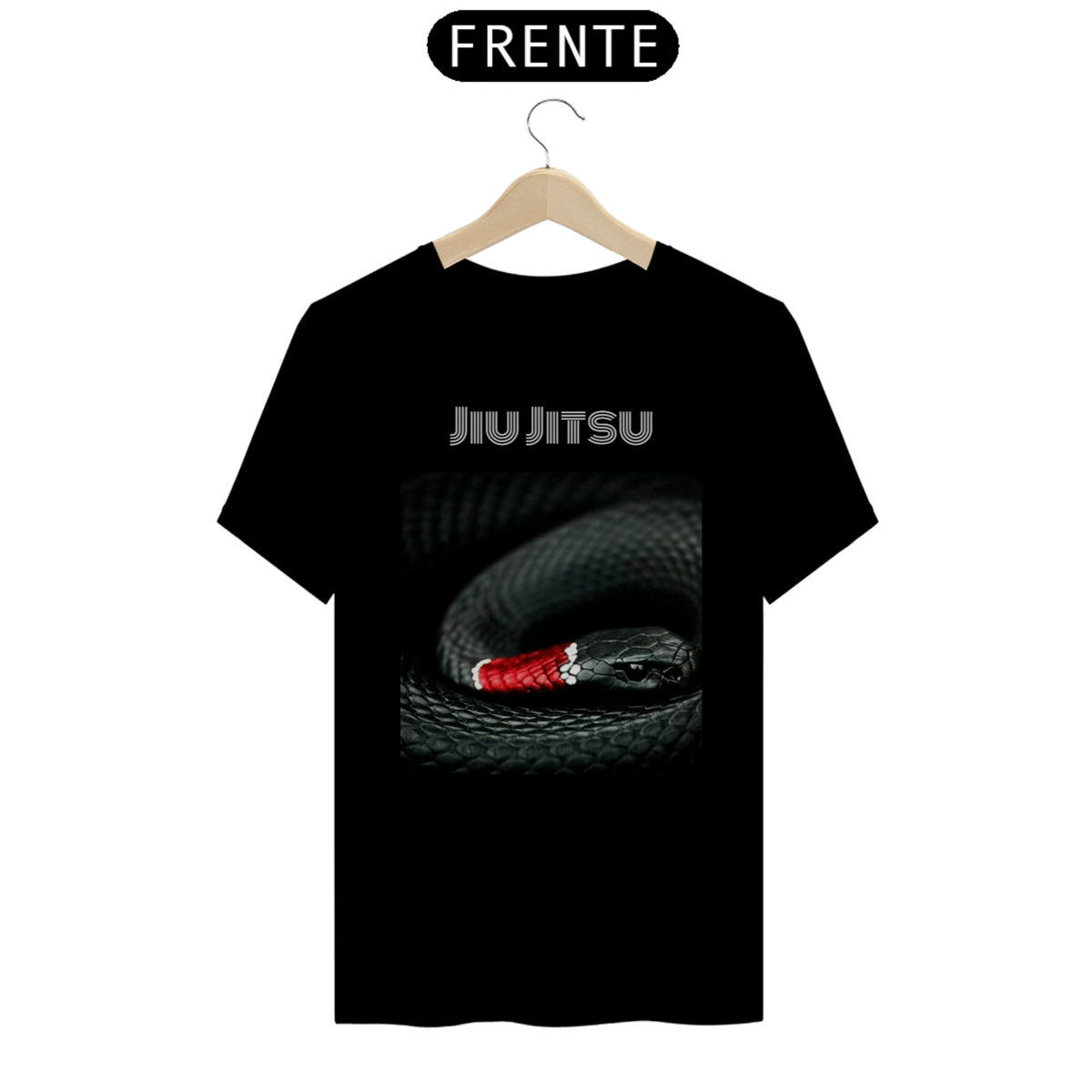 Nome do produto: tshirt Basic - Jiu Jitsu - Cobra - Coleção Elementos da Natureza