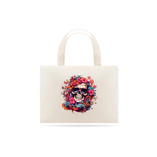 Nome do produto Eco Bag Skull Flower