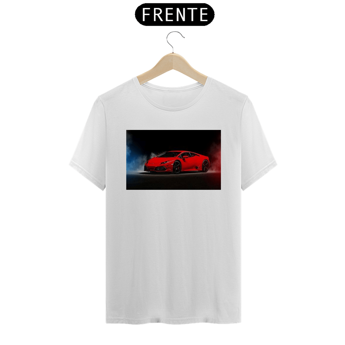 Nome do produto: camiseta de carro vermelho