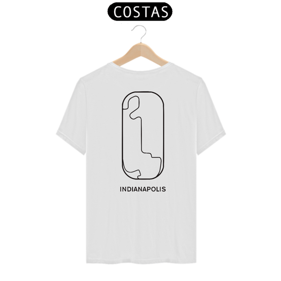 Camiseta Pista Indianapolis Estampa Traseira