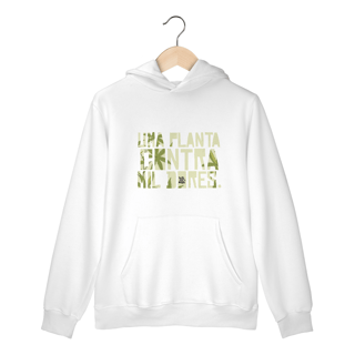Nome do produto Uma Planta Contra Mil dores - Moletom c/ Bolso 