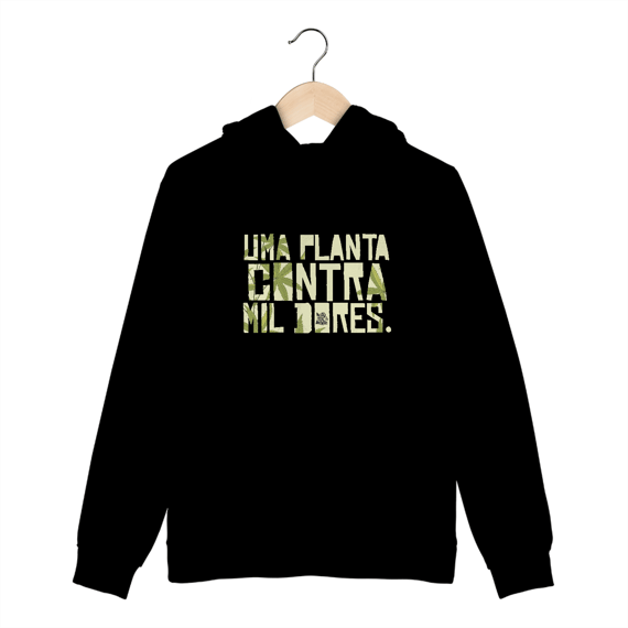 Uma Planta Contra Mil dores - Moletom c/ Bolso 