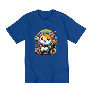 Nome do produto Camisa  - 10 a 14 anos - Hamtaro Nostalgia