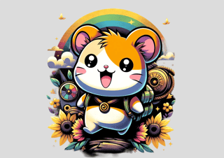 Nome do produto Poster- Hamtaro Nostalgia