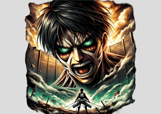 Nome do produto Poster- Eren Tatakae