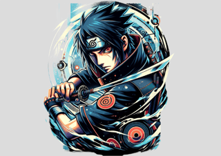 Nome do produto Poster - Sasuke Ninja Renegado
