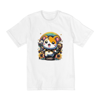 Nome do produto Camisa - 2 a 8 anos - Hamtaro Escolar