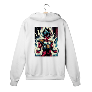 Nome do produto Moletom  com Zíper - Fúria Saiyajin