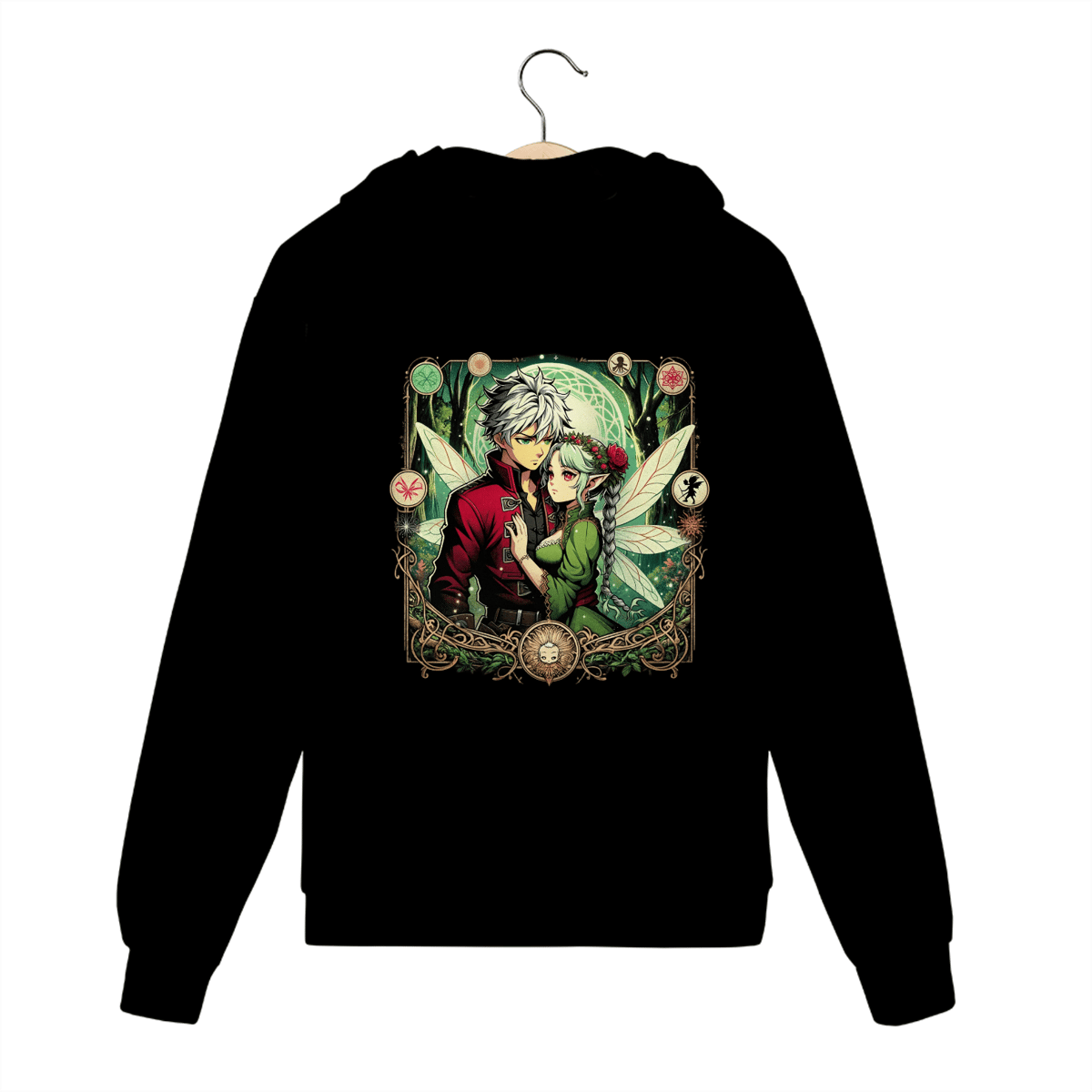 Nome do produto: Moletom com Zíper - Fairy