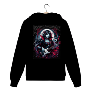 Nome do produto Moletom com Zíper - Vampira Gótica