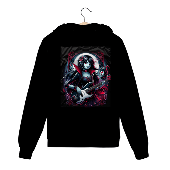 Moletom com Zíper - Vampira Gótica