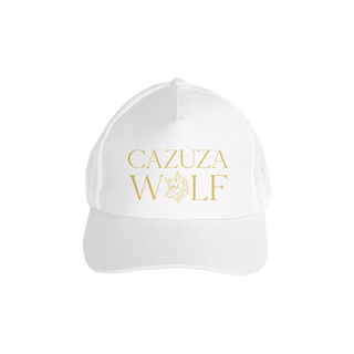 Nome do produto Boné Americano com tela (TRUCKER) - CAZUZAWOLF GOLD