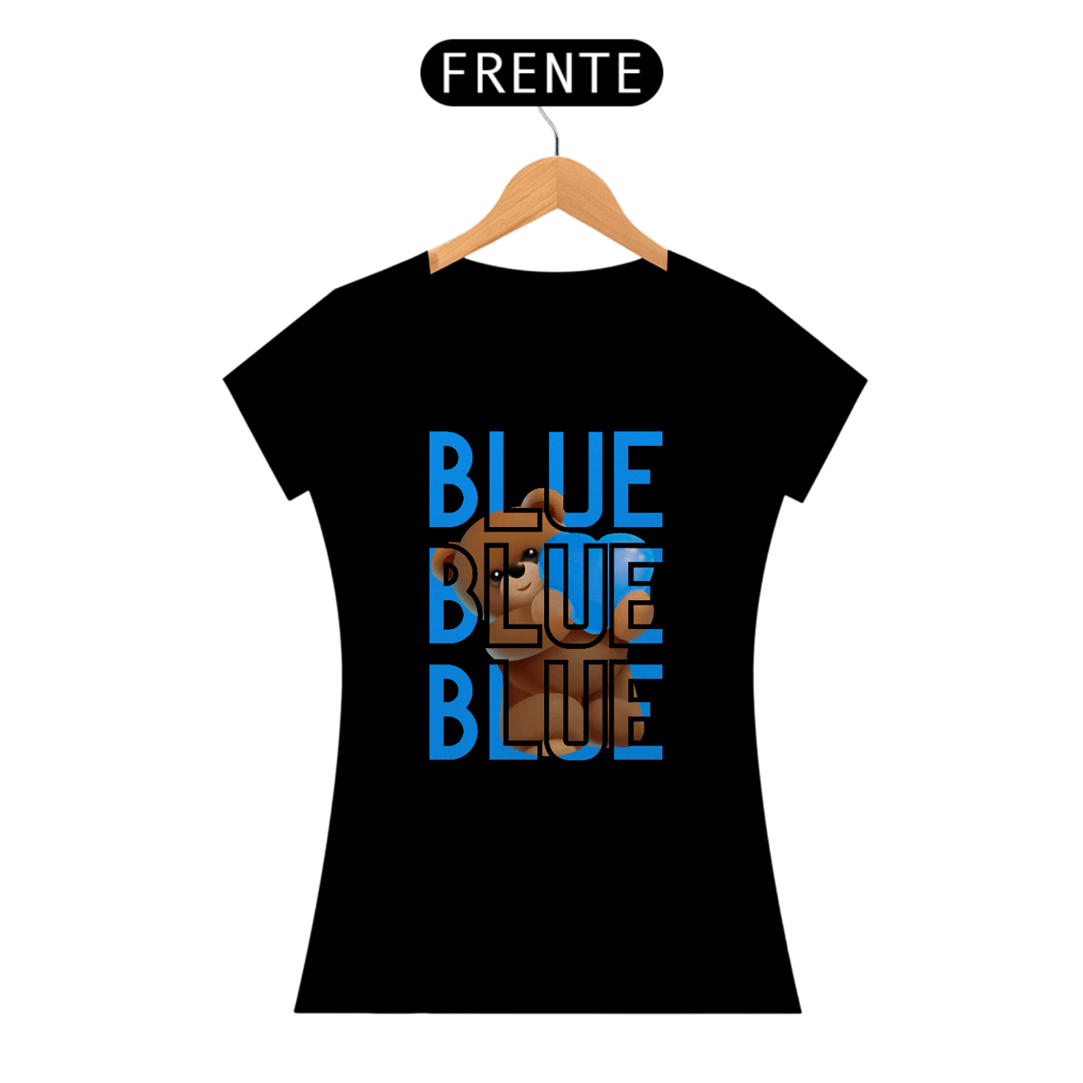 Nome do produto: MICHA BLUE BABY LOOK