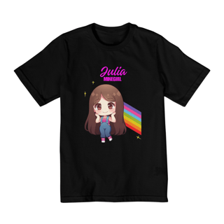 Nome do produto Camiseta Julia Minegirl infantil