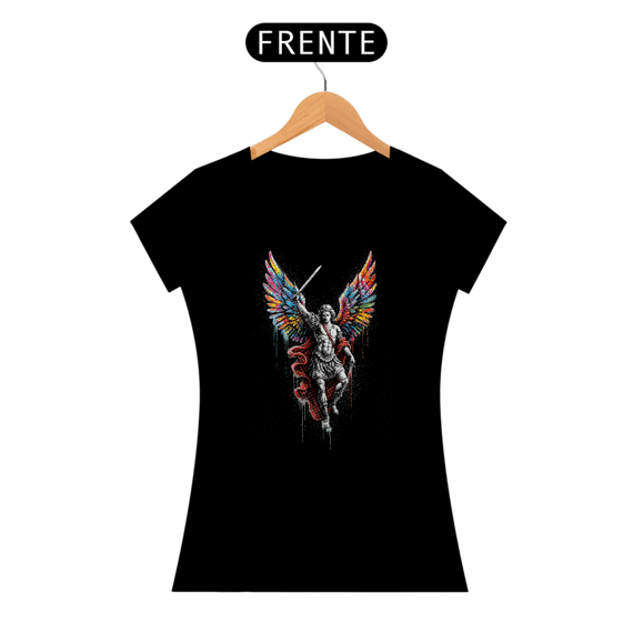 Camiseta Fem Arcanjo São Miguel 