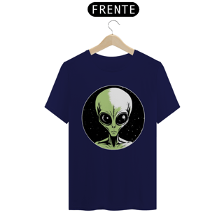 Nome do produto Camiseta Preta - Alien Verde