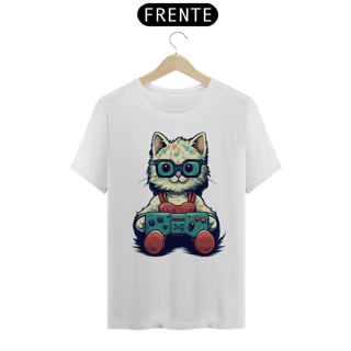 Nome do produto Camiseta - Little Cat Gamer