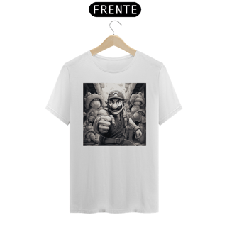 Nome do produto Camiseta - Mario Black and White