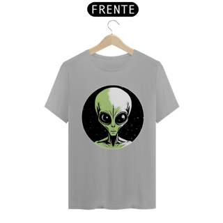 Nome do produto Camiseta Preta - Alien Verde