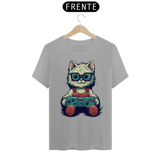 Nome do produto Camiseta - Little Cat Gamer
