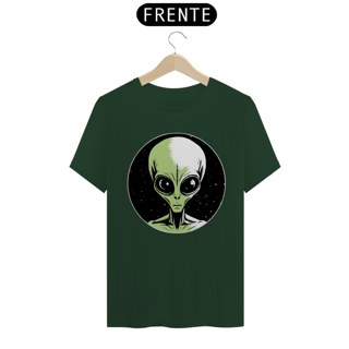 Nome do produto Camiseta Preta - Alien Verde