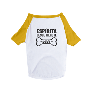 Nome do produto Camisa Pet Dog Espírita Desde Filhote