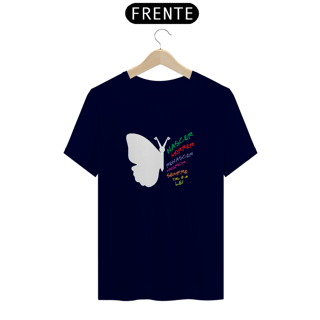 Nome do produto Camiseta Espírita Borboleta Nascer e Renascer