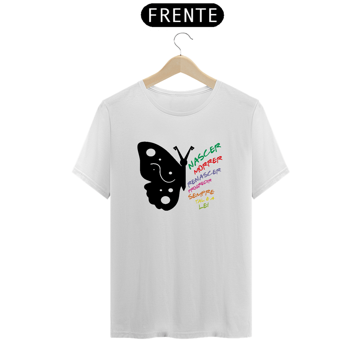 Nome do produto: Camiseta Espírita Tal é a Lei