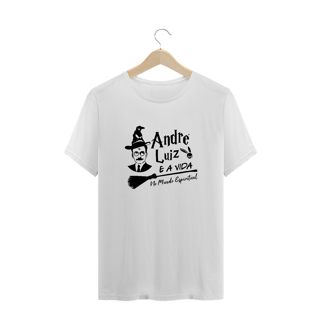 Nome do produto Camiseta Espírita Plus Size André Luiz e A Vida no Mundo Espiritual