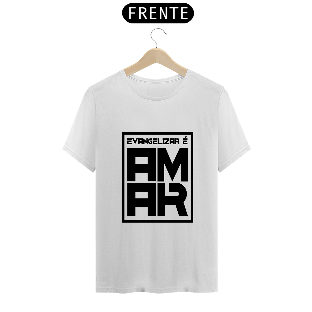 Nome do produto: Camiseta Espírita Evangelizar é Amar 4