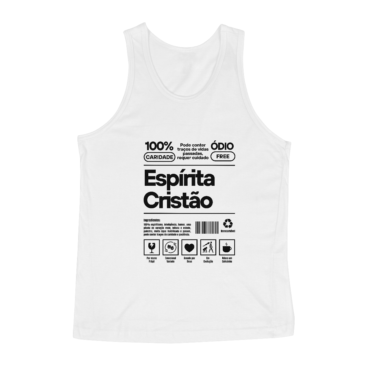 Nome do produto: Regata Espírita Cristão