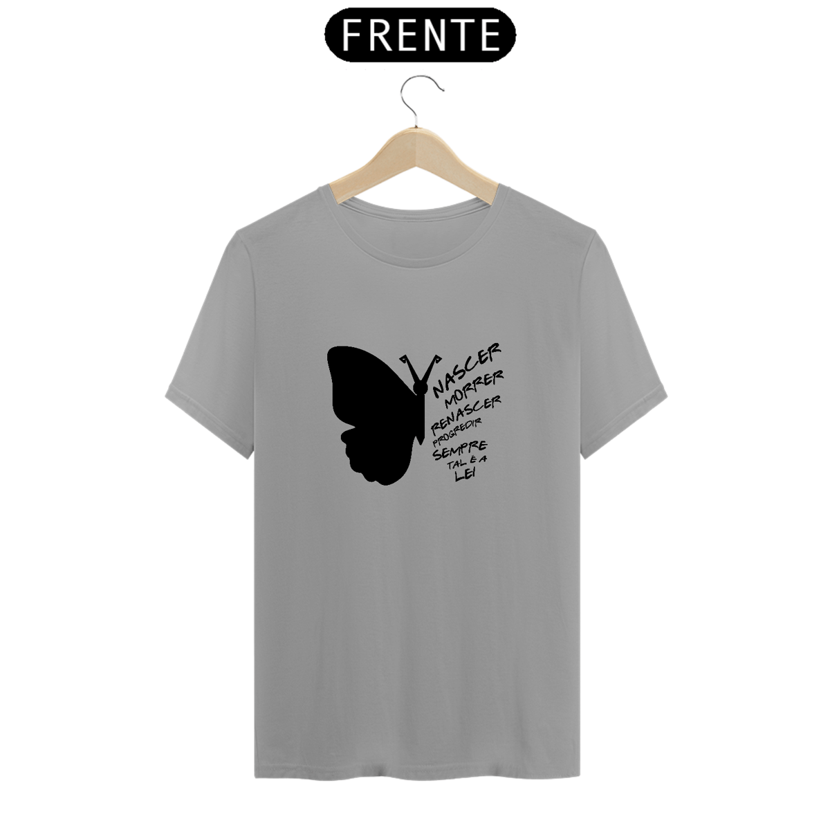 Nome do produto: Camiseta Borboleta Nascer e Renascer