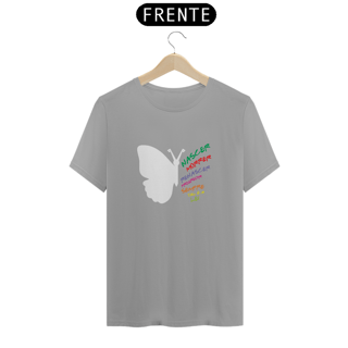 Nome do produto Camiseta Espírita Borboleta Nascer e Renascer