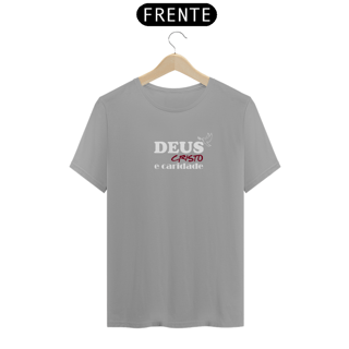 Nome do produto Camiseta Espírita Deus Cristo e Caridade
