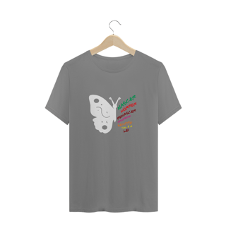 Nome do produto Camiseta Espírita Plus Size Borboleta