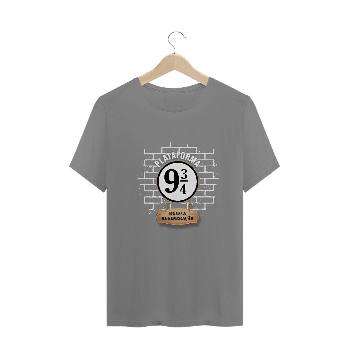 Nome do produto: Camiseta Espírita Plus Size Plataforma HP