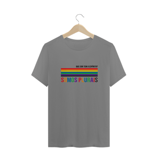 Nome do produto Camiseta Espírita Plus Size Somos Plurais