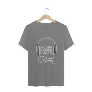 Nome do produto Camiseta Espírita Plus Size Musica Faz Bem pra Alma