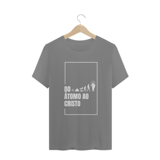 Nome do produto Camiseta Espírita Plus Size do Átomo ao Cristo