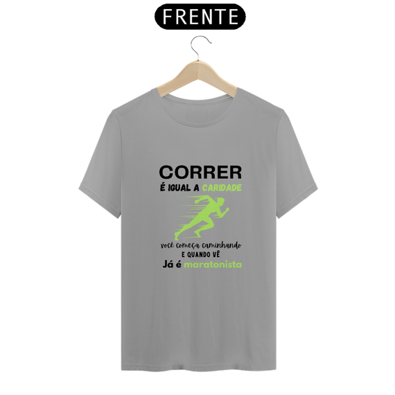 Camiseta Espírita Corrida