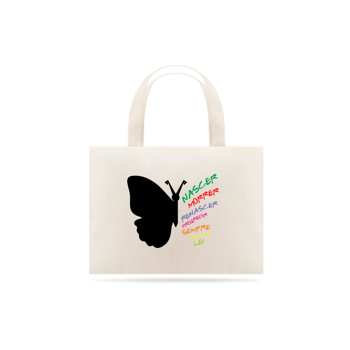 Nome do produto: Eco Bag Grande Borboleta 