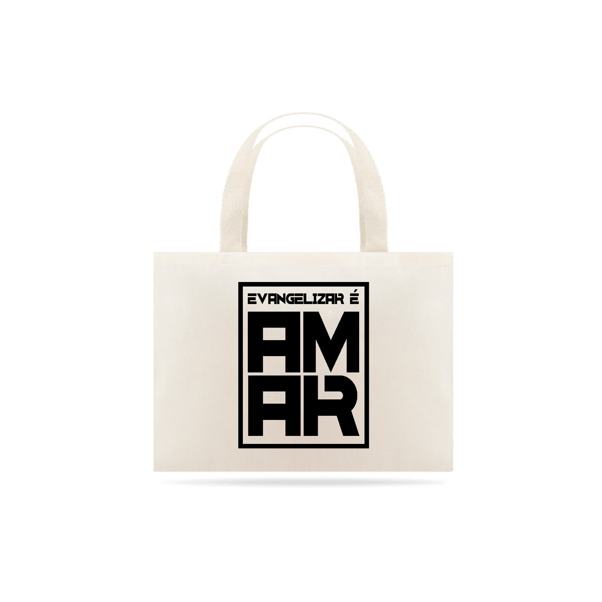 Nome do produto: Ecobag Grande Evangelizar é Amar 4