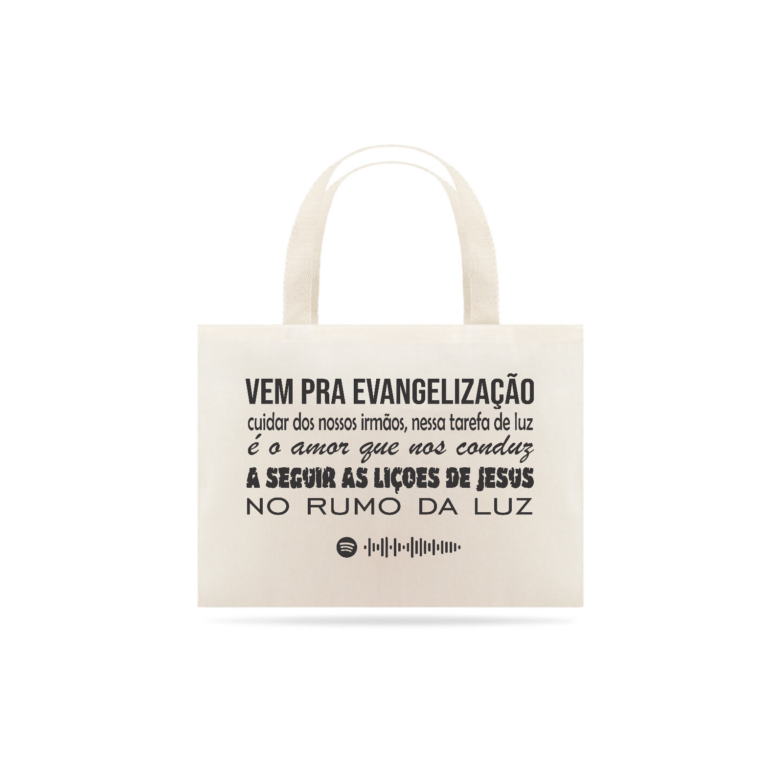 Ecobag Grande Evangelizar é Amar 6